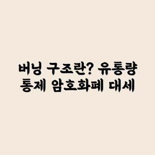 암호화폐 버닝, 유통량 제어, 암호화폐 구조, 버닝 메커니즘, 디지털 자산 관리