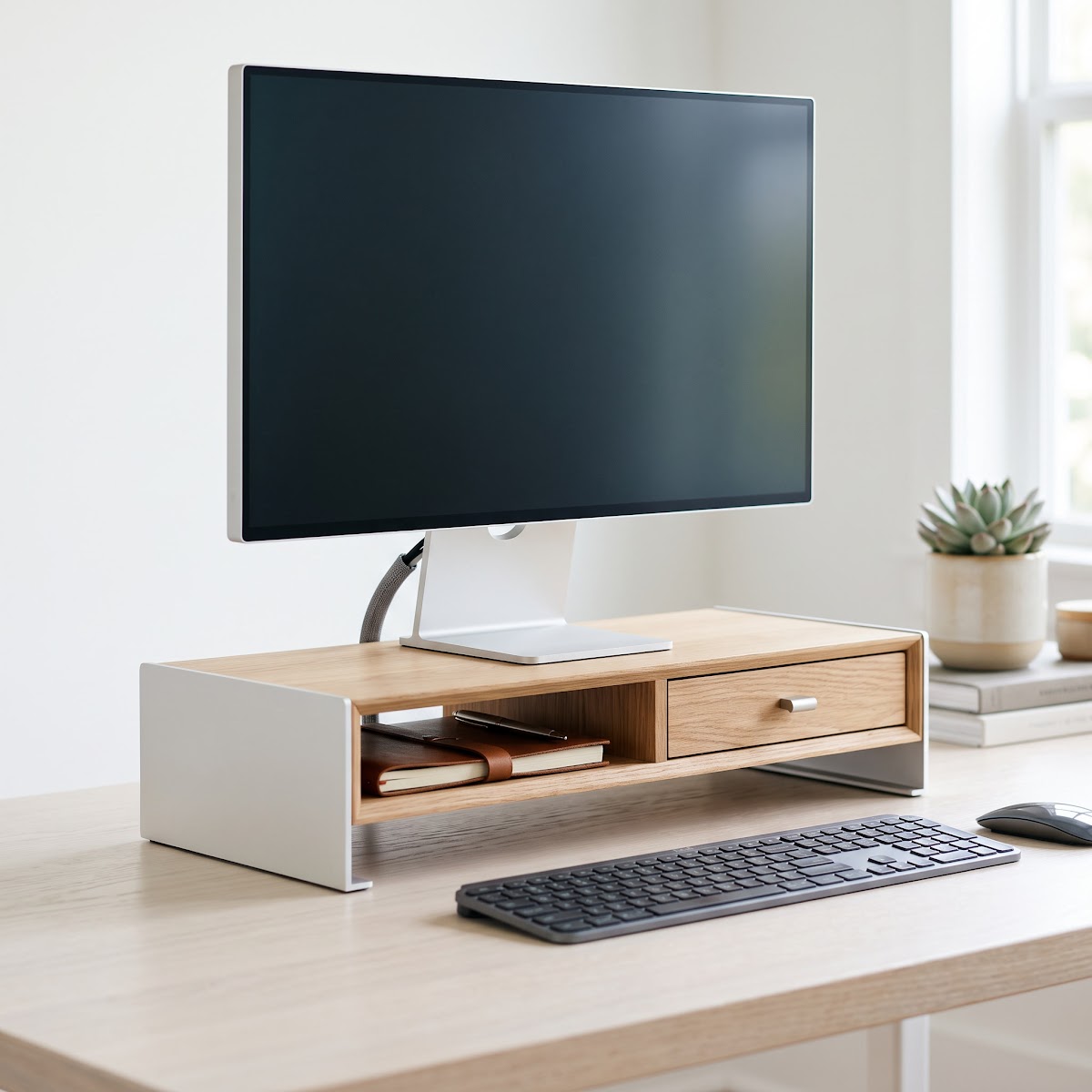 Best Monitor Stands with Storage for Home Offices (2026) - BEST COMPACT — PRODUCT SHOT