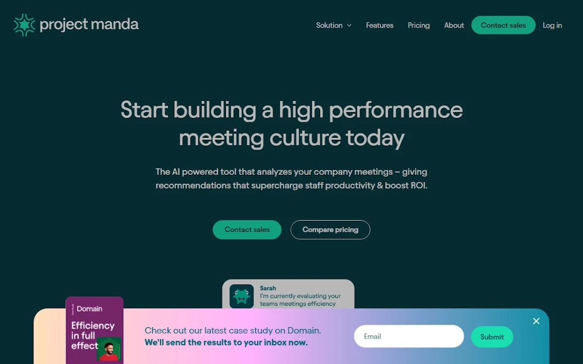 Captura de Project Manda