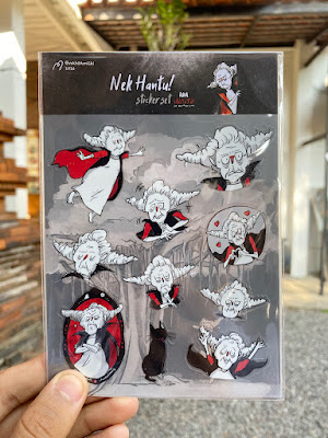 Sticker Ada Hantu di Rumah Ini