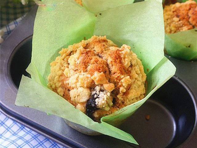 Bánh Muffin Việt Quất Ngọt Béo