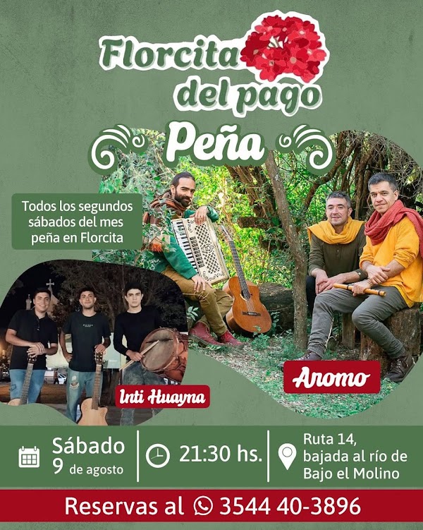 3° Peña en Florcita del Pago 🎉