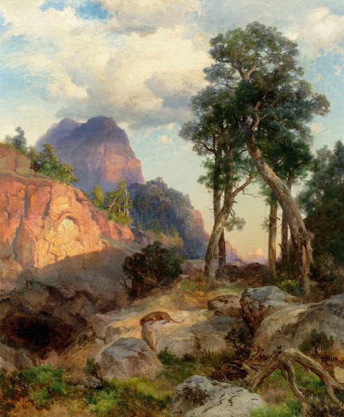 Mountain Lion in Grand Canyon Lair of the Mountain Lion 1914