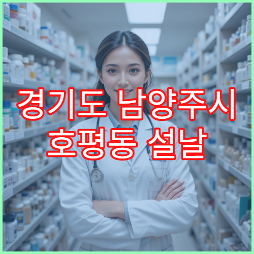 경기도 남양주시 호평동 설날 연휴 당직 약국 영업 여부 및 이용 가이드