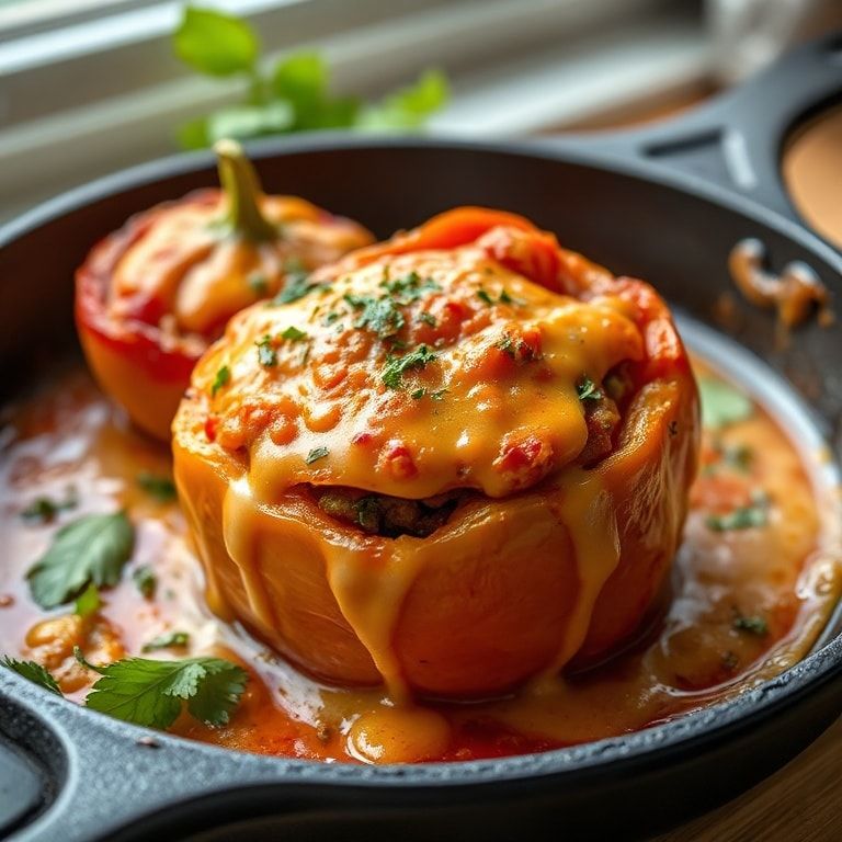 Unstuffed Pepper Skillet: Quick Comfort Food, One Pan Wonder – Easy One-Pan Meal finished
