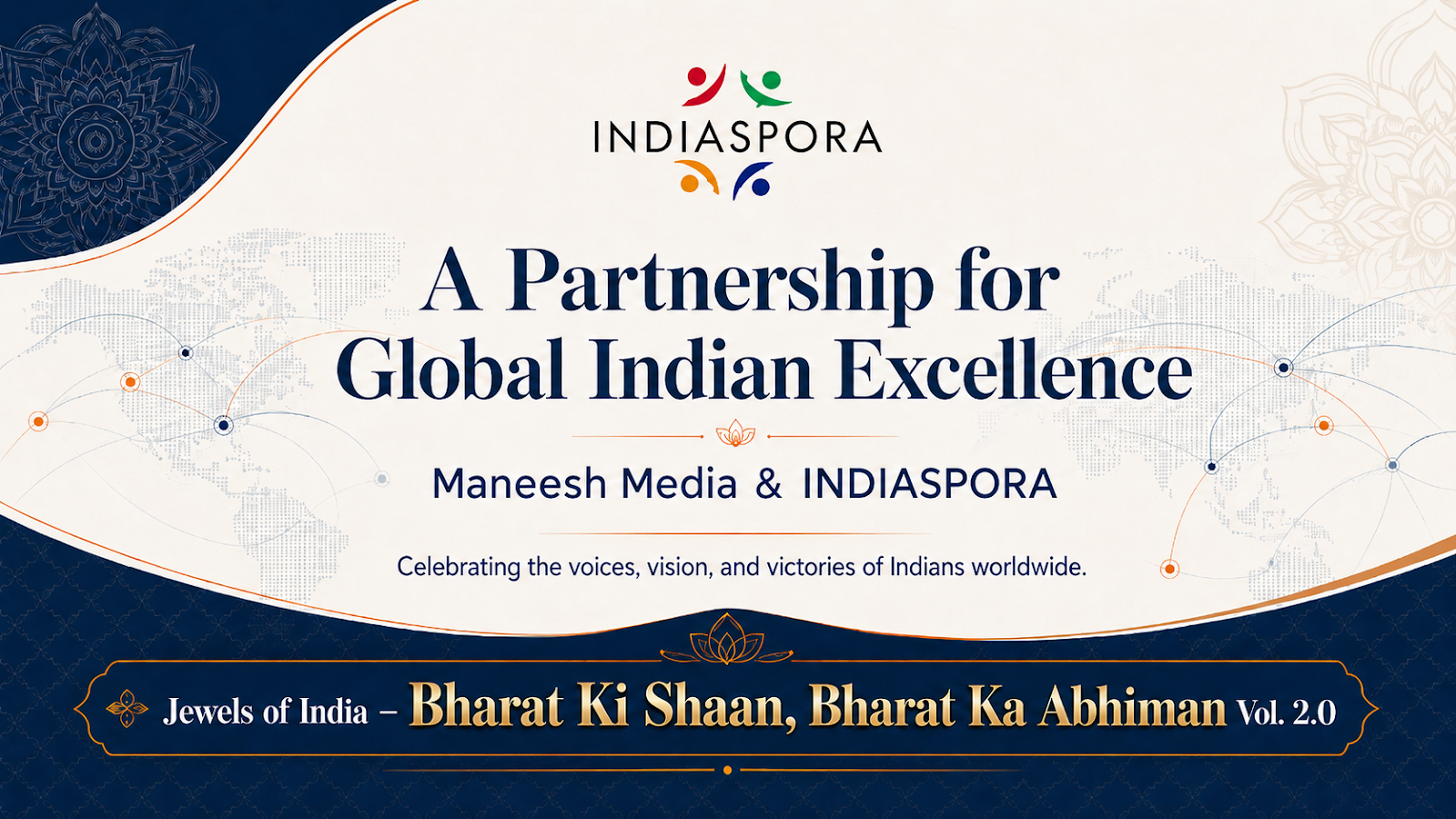 Maneesh Media and Indiaspora partnership
