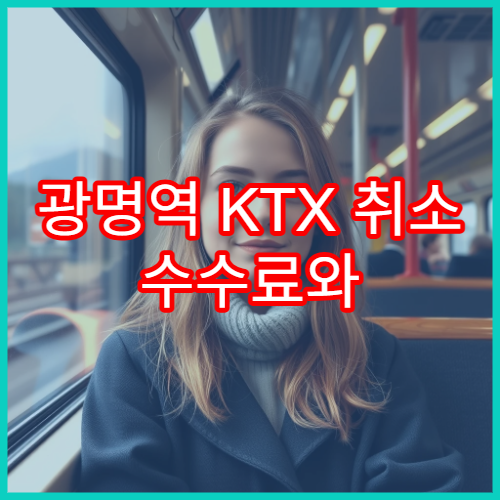 광명역 KTX 취소 수수료와 환불 규정 정확히 정리