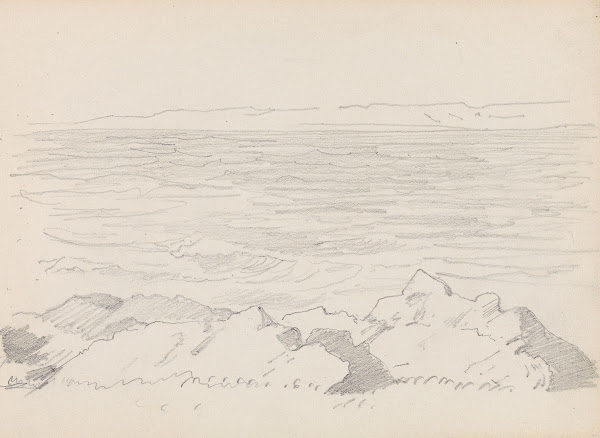 Coastal landscape between 1867 and 1873