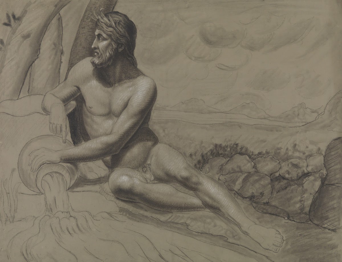 Seated nude 19th century