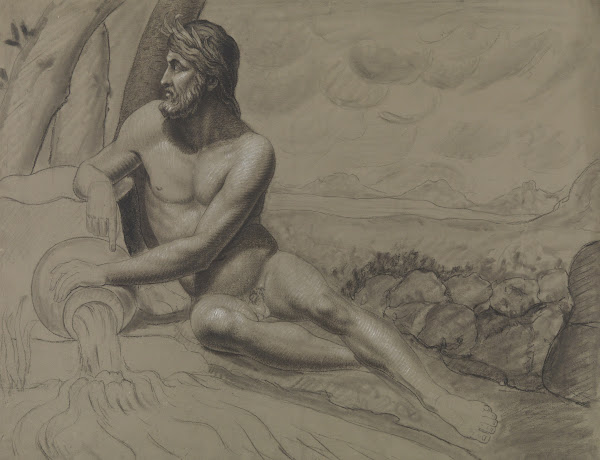 Seated nude 19th century