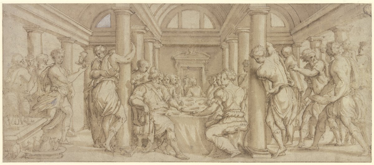 The Wedding of Esther and Ahasuerus ca 1548 1549