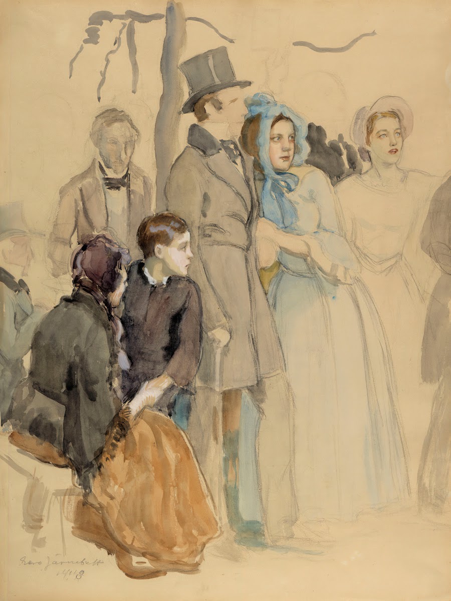 Flora juhla Kumtähden kentällä 1918