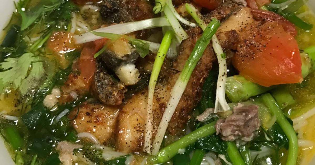 Bún cá rau cần
