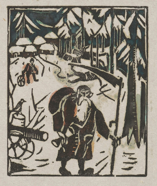 Czas  starzec w lesie 1924