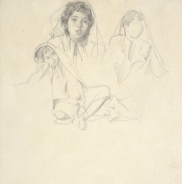 Three Studies of a Moroccan Girl 185463