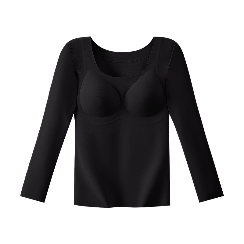 Women's thermal top, self-warming, antibacterial