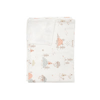 Дитячий плед Twins мусліновий 110х75 подвійний Ліс