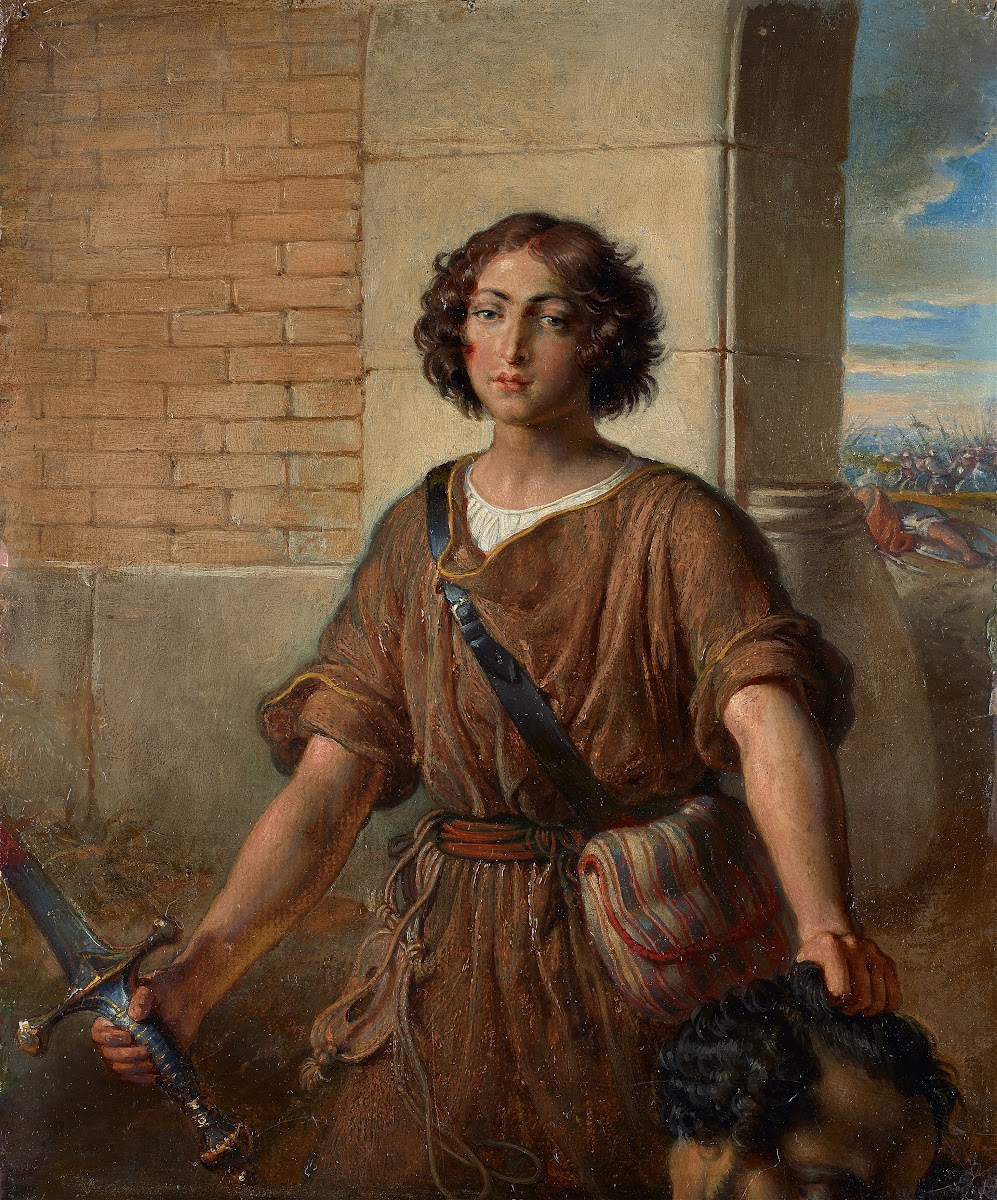 David With The Head Of Goliath Before 1852
