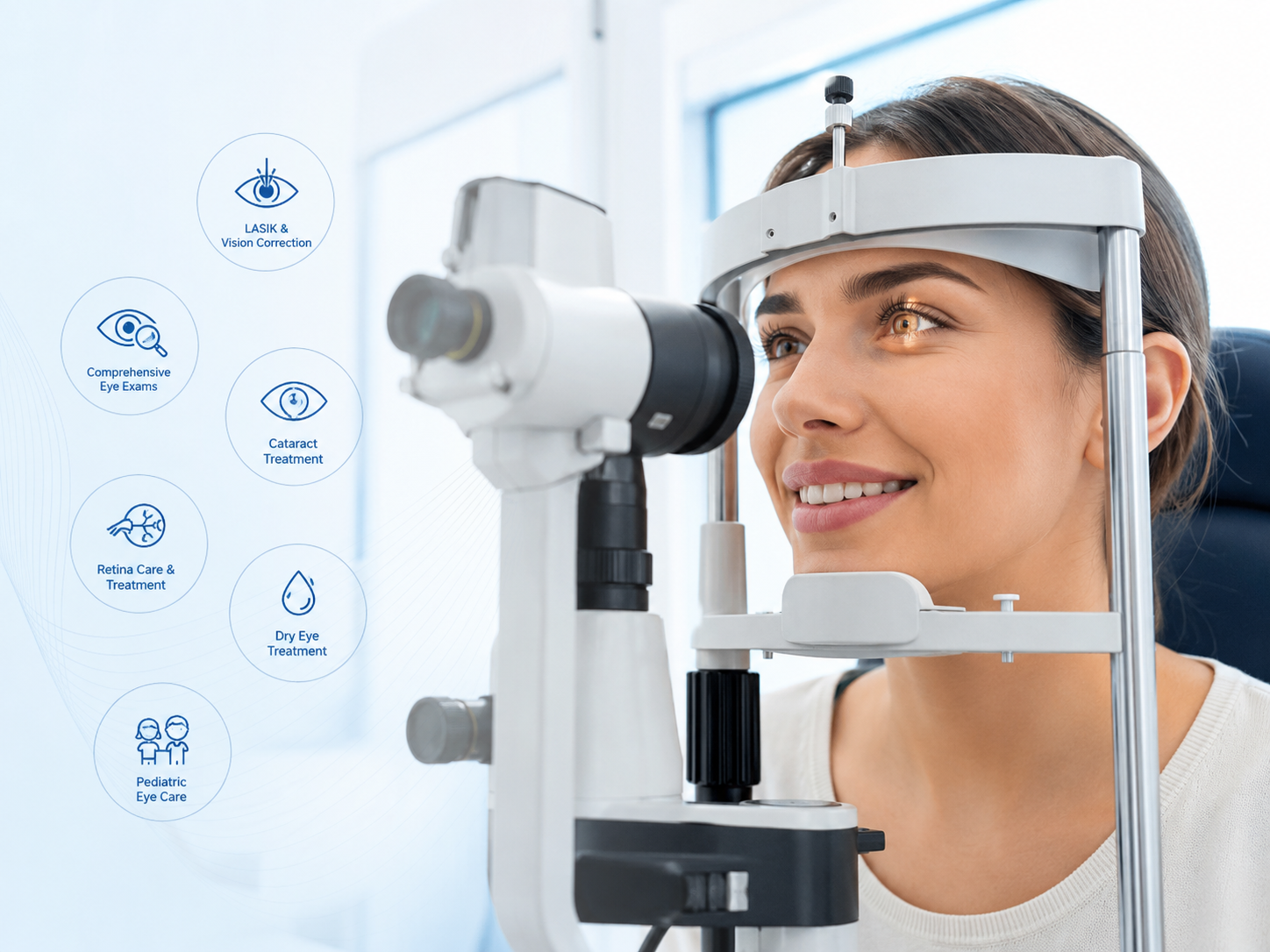 Dayal Eye Centre — consultant team and operating theatre