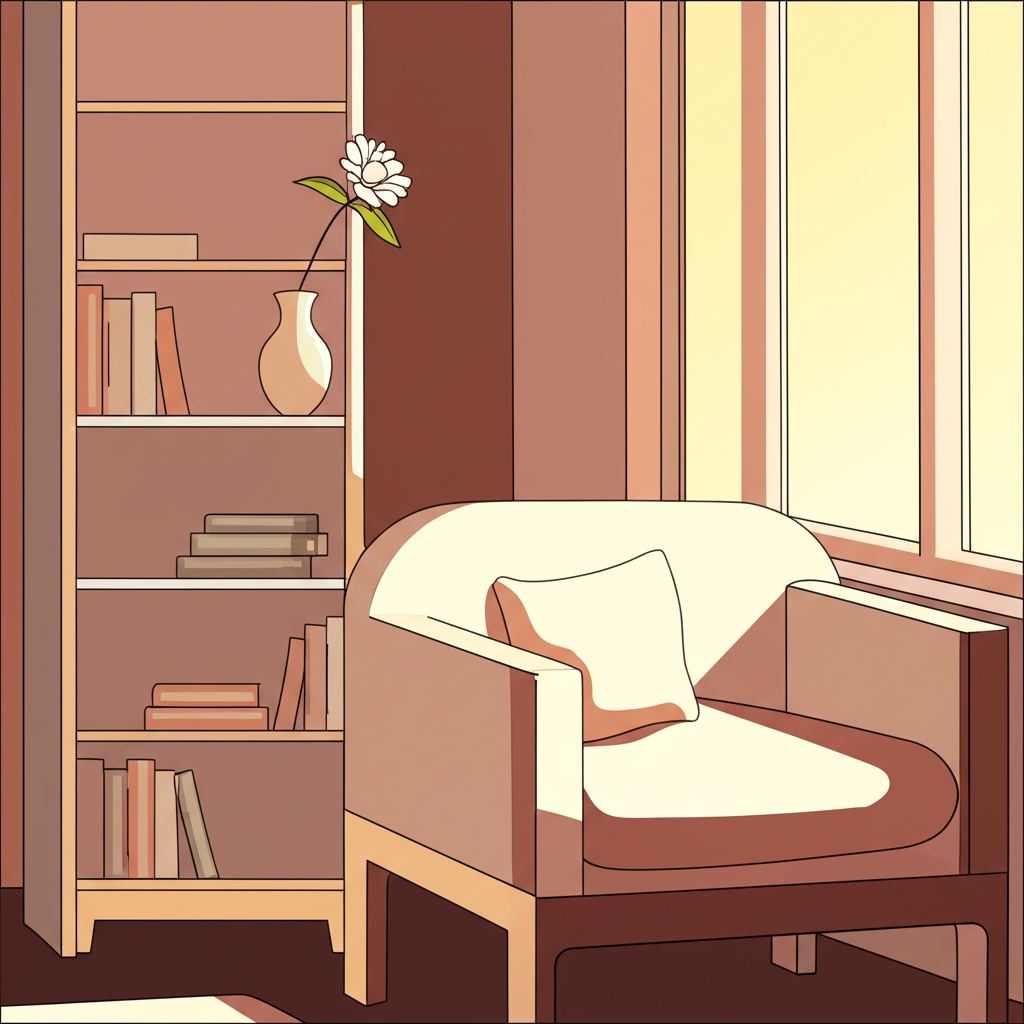 깔끔한 화이트 톤에 우드 가구로 포인트를 준 미니멀한 거실 인테리어