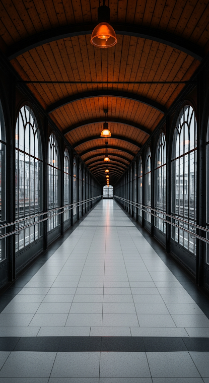 Arched Station Walkway