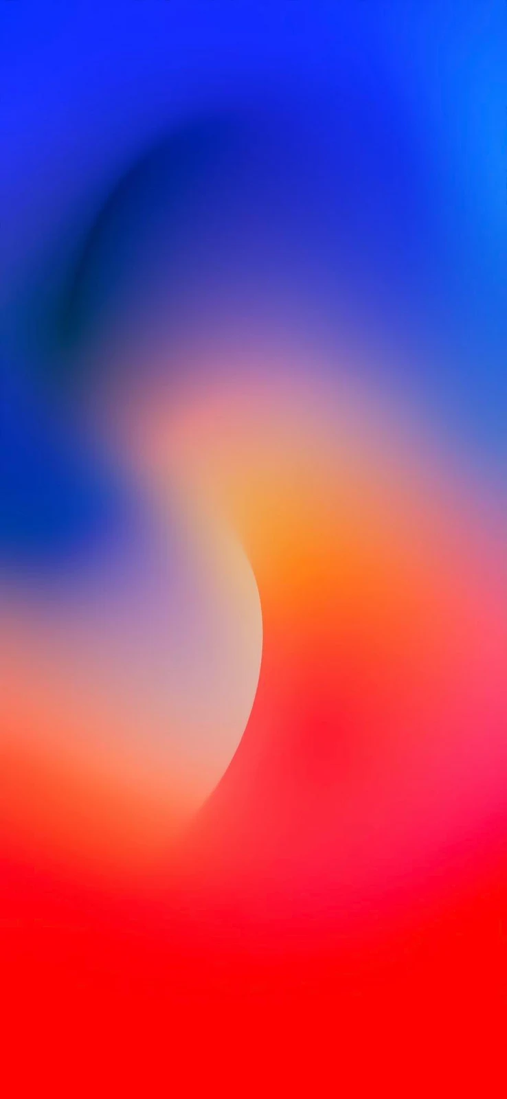Abstract Blue And Red Gradient - Digital Abstract Art iPhone Wallpaper (944x2048)