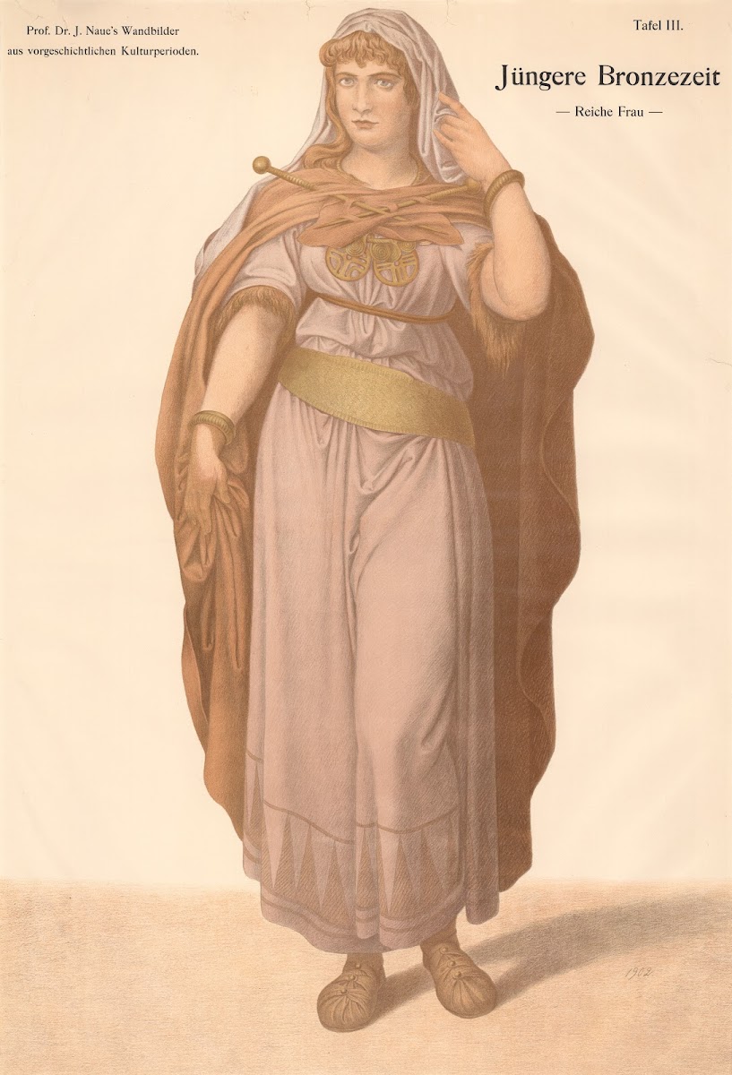 Late Bronze Age  Wealthy woman 1900