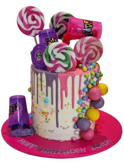 Slime Drip Buttercream Cake CB-NC674