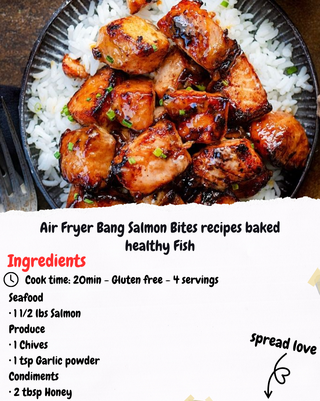 Air Fryer Bang Salmon Bites recipes baked healthy Fish