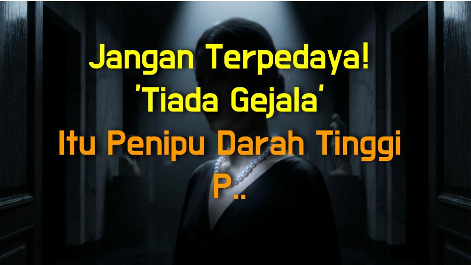 Jangan Terpedaya! Tiada Gejala Itu Penipu Darah Tinggi Paling Bahaya