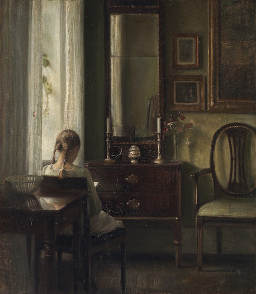 Interior with a Girl Reading 1903
