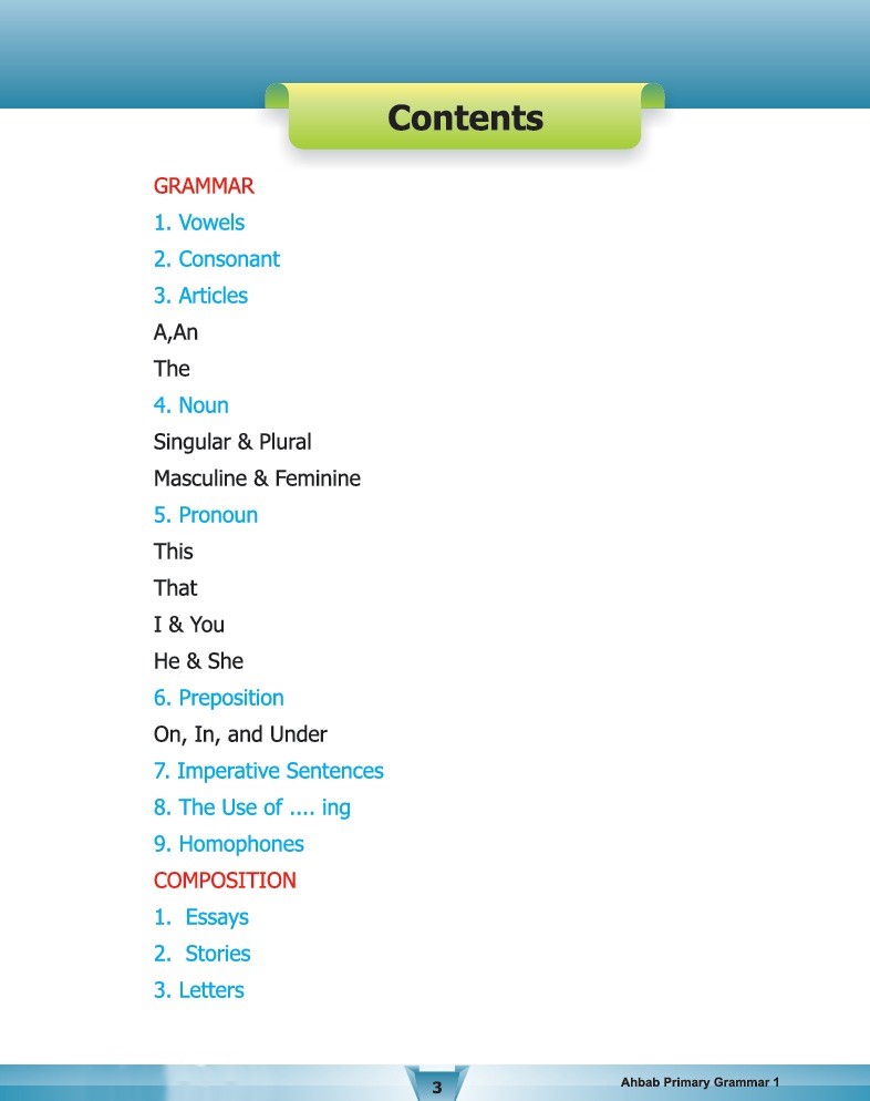 English Grammar Book 1