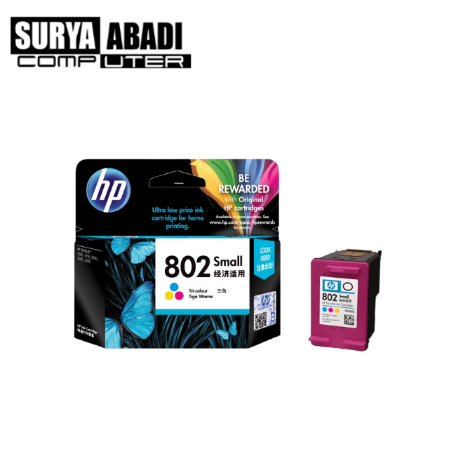 CARTRIDGE HP 802 COLOUR SMALL