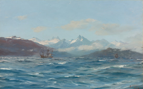 Crossing The Straits Of Magellan 1902
