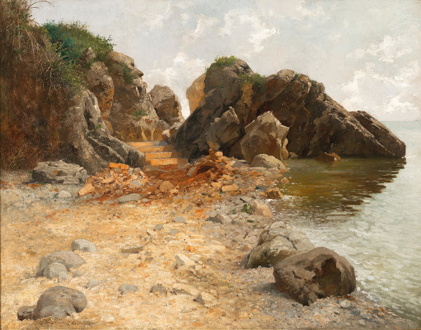 A Rocky Coast near Lovrano