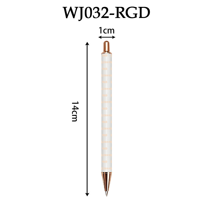 Rose Gold Thermal Transfer Pen With Movable Tip