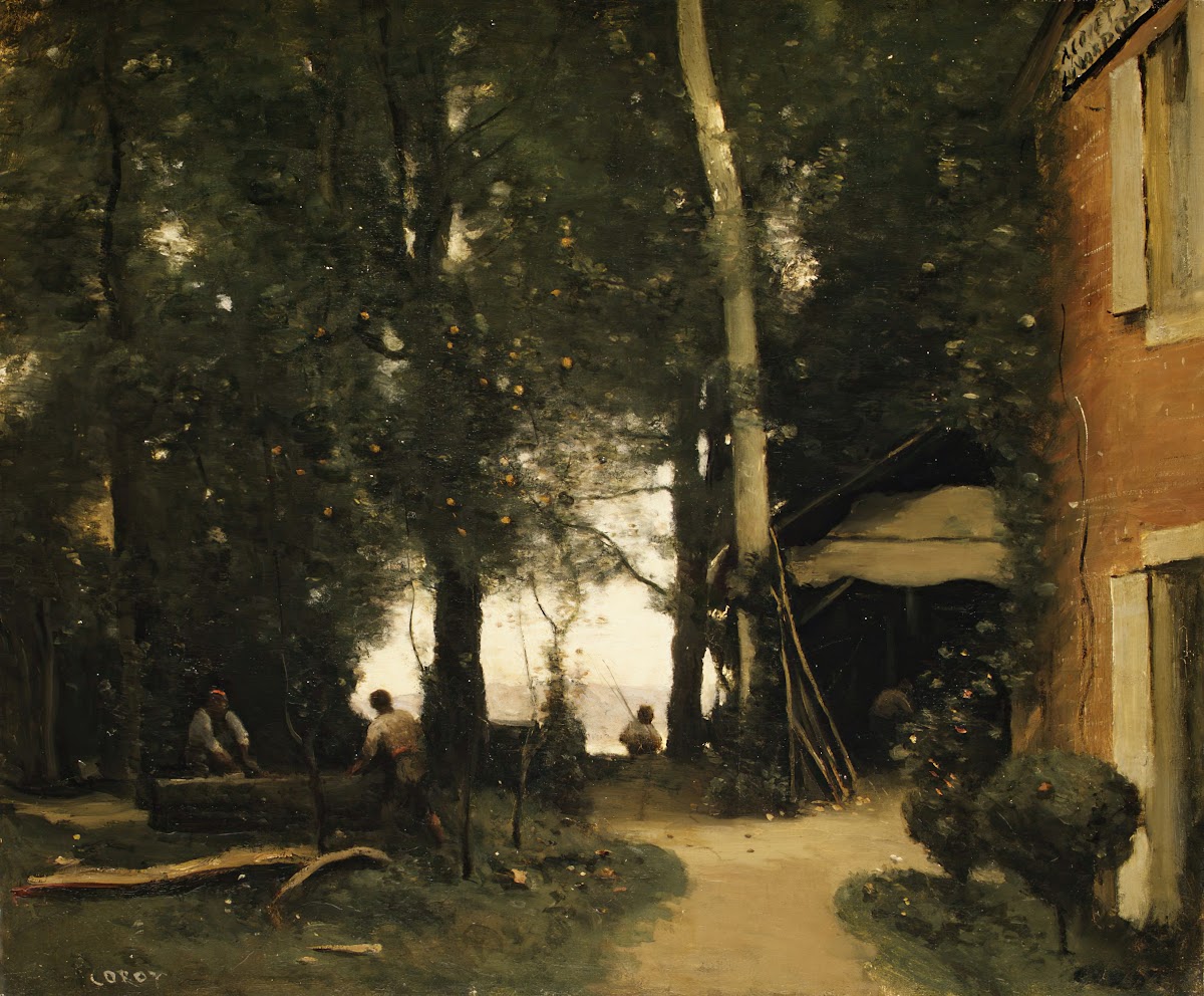 The Banks of the Seine at Conflans ca 186570