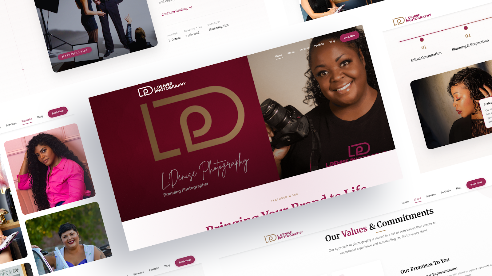 L.Denise Photography Website
