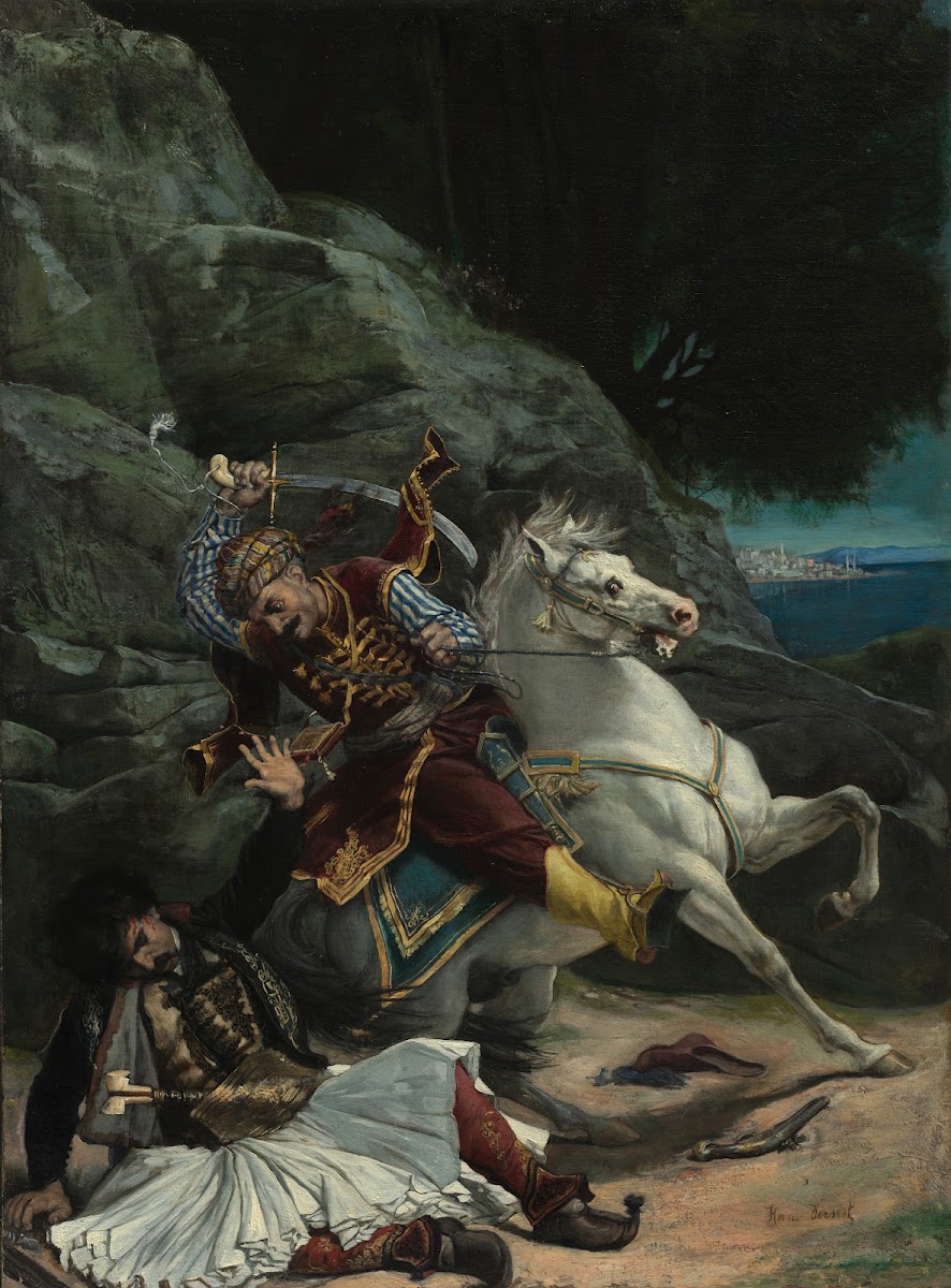Combat of a Greek and a Turk after 1835
