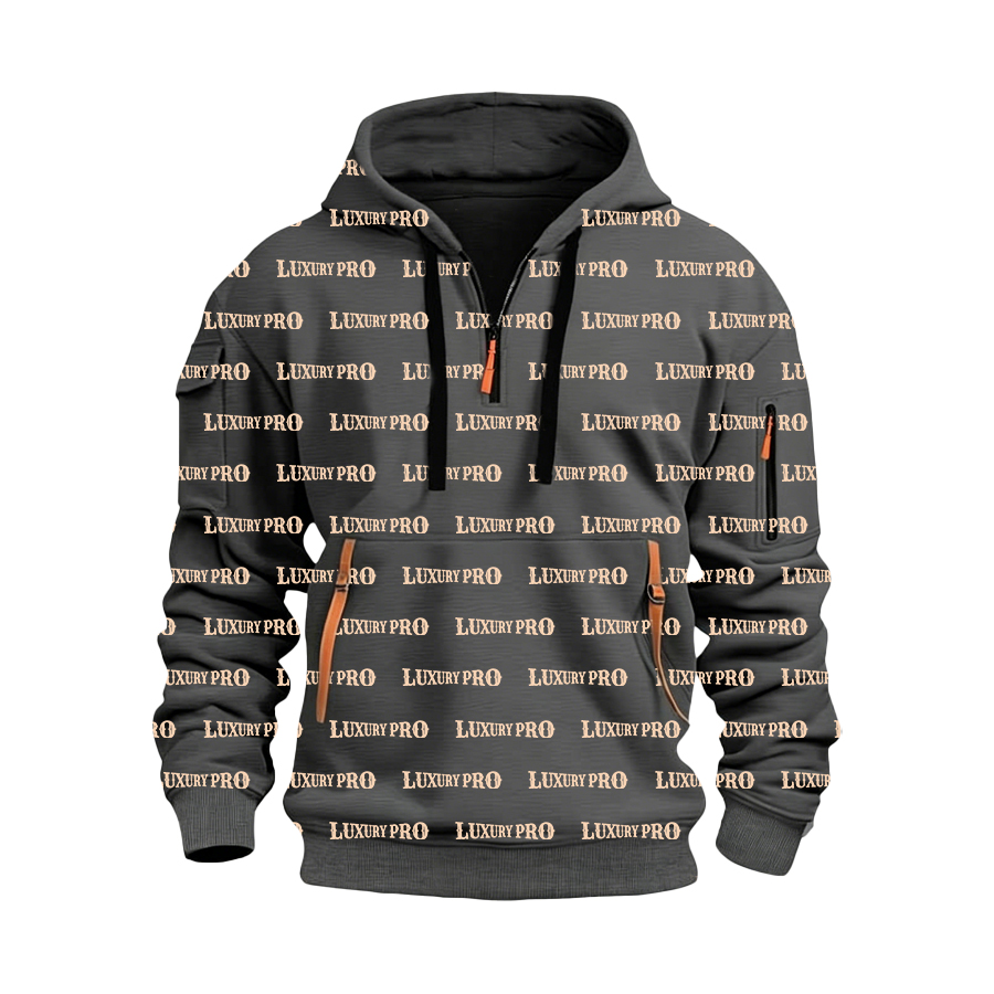 AOP TBD 3D half zip sweatshirt