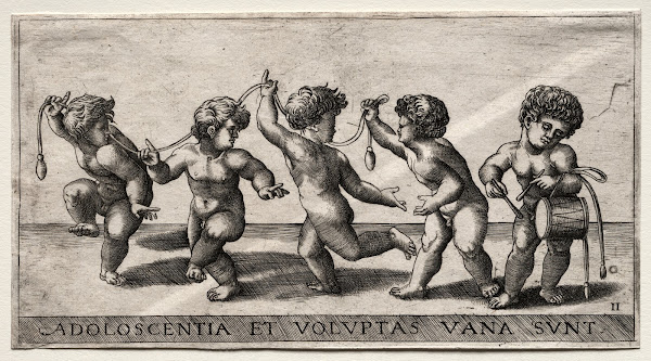 Children Dancing to a Drum mid 16th century