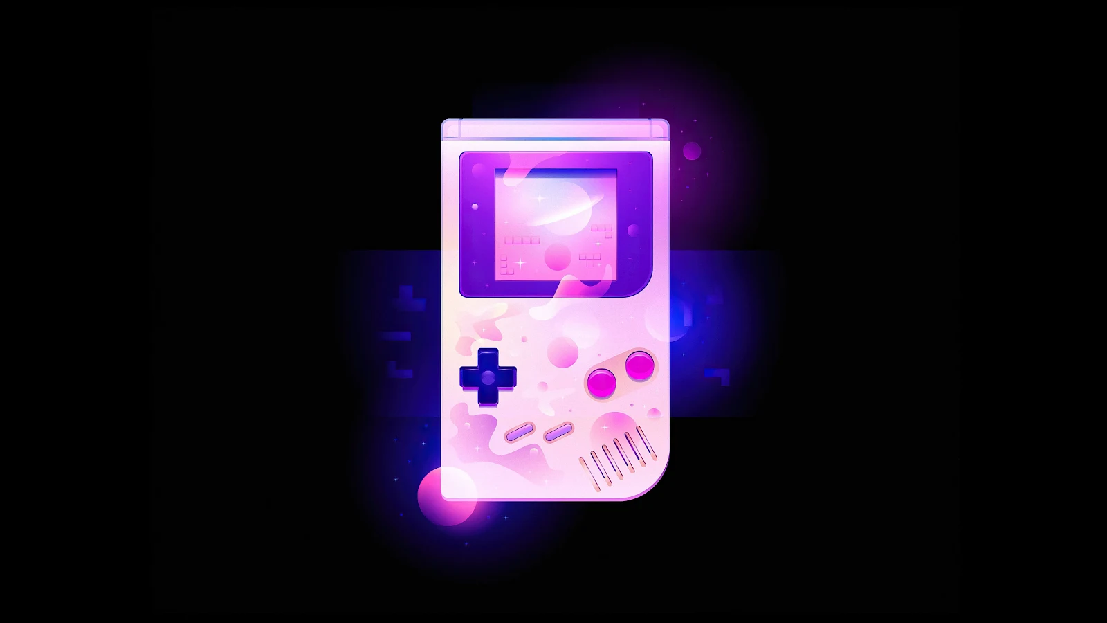 Gameboy Retro Style 4K Desktop Wallpaper Background [3840x2160] Free Download