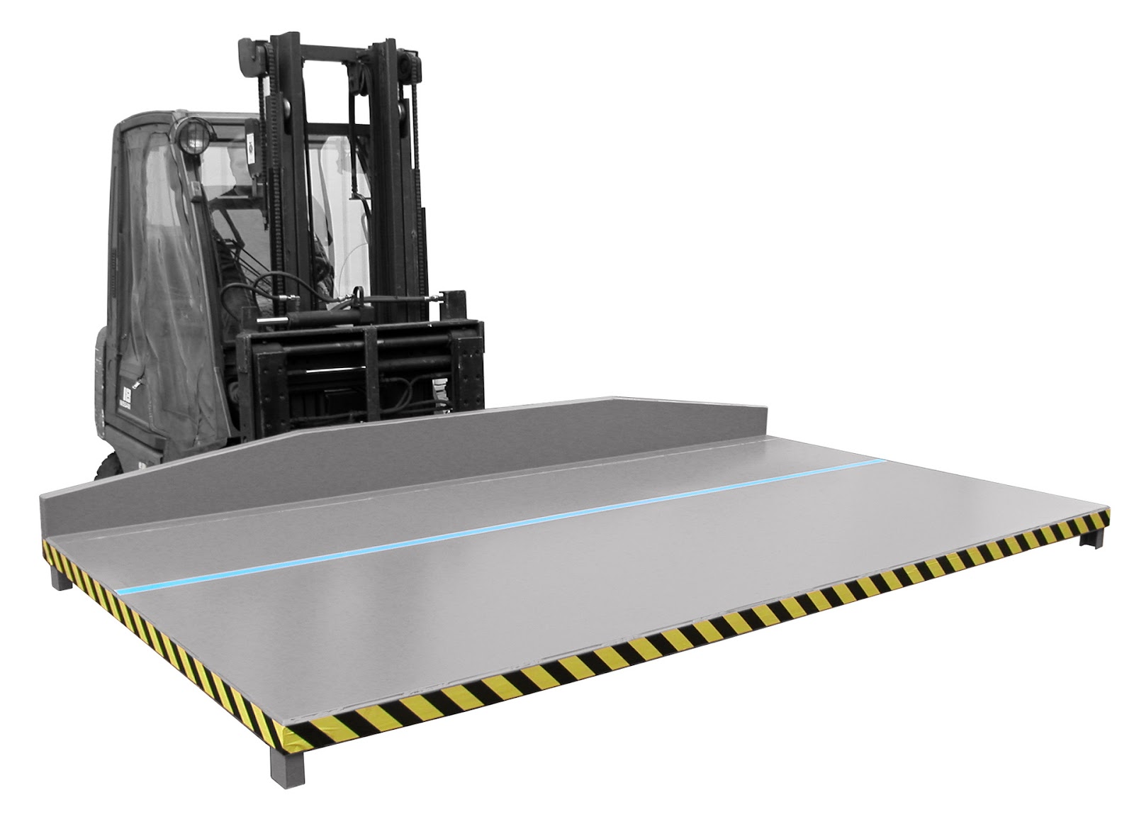 Kiepplateau voor plaatmateriaal RGP-3, gelakt, Muisgrijs