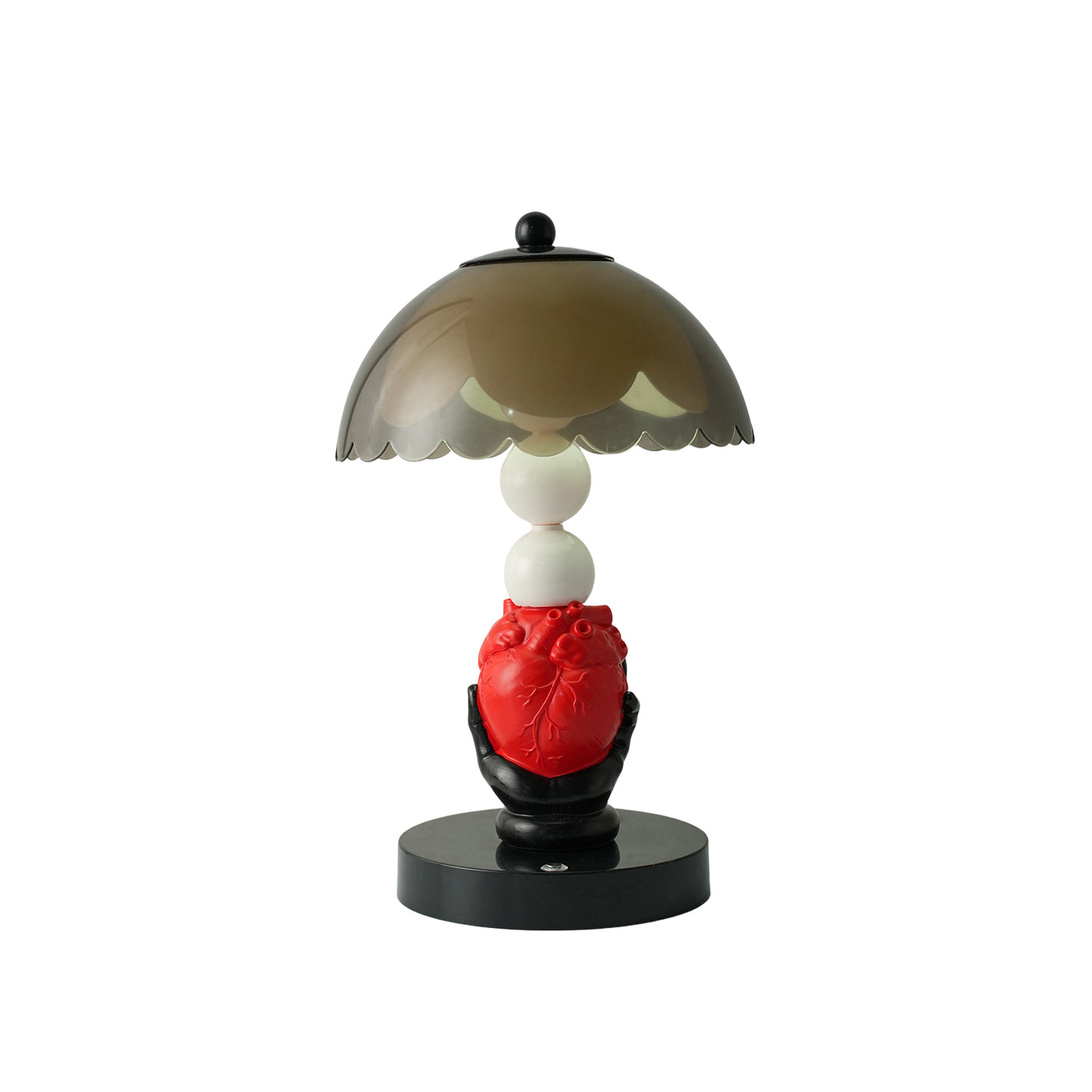 Heart table lamp, modern art form
