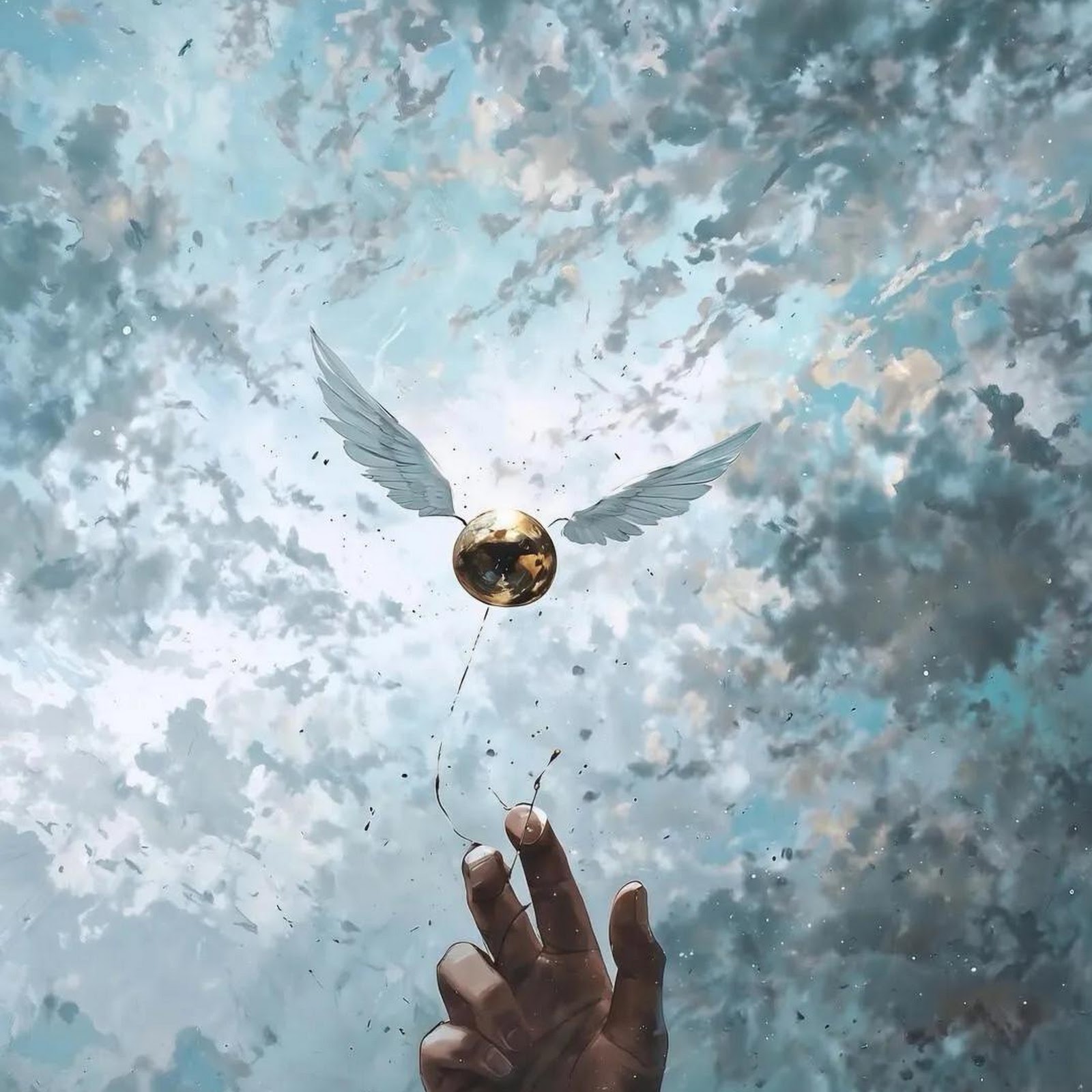 Download Hand Reaching for Golden Snitch Full HD iPhone
