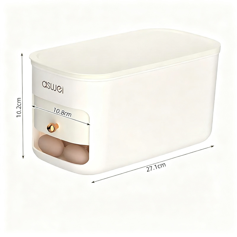 Kühlschrank-Eierbox mit Rollmechanismus