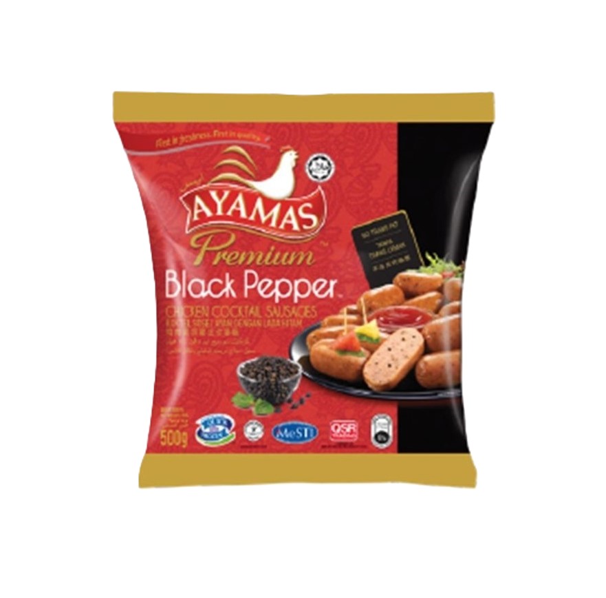 Ayamas Chicken Cocktail Black Pepper 500G