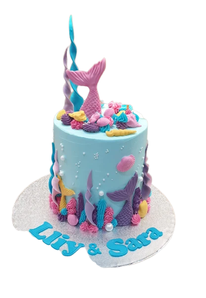 Mermaid Buttercream Cake CB-NC416