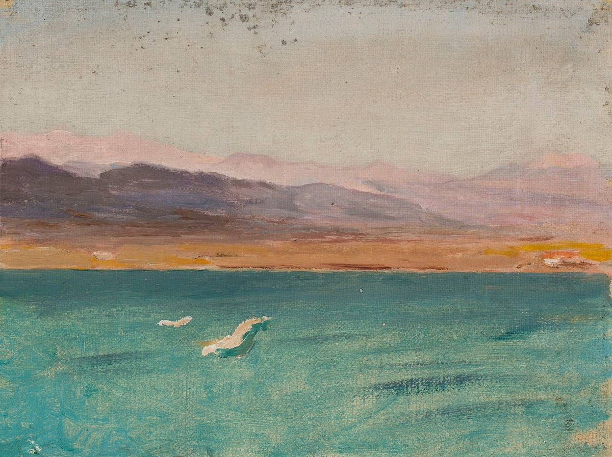Marine landscape From the journey to Palestine 1901