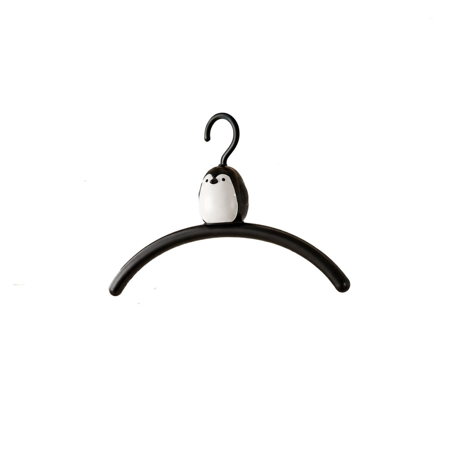 Plastic hanger with non-slip surface